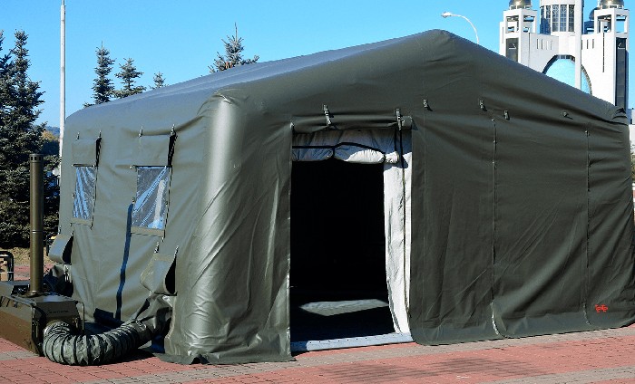 Производство и продажа надувных пневмокаркасных палаток МЧС в Докучаевске и по России