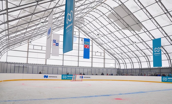 Строительство хоккейных дворцов и ледовых арен в Докучаевске и по России